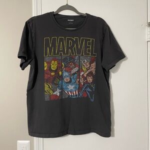 Old Navy Marvel Heroes Tee - Dark Gray